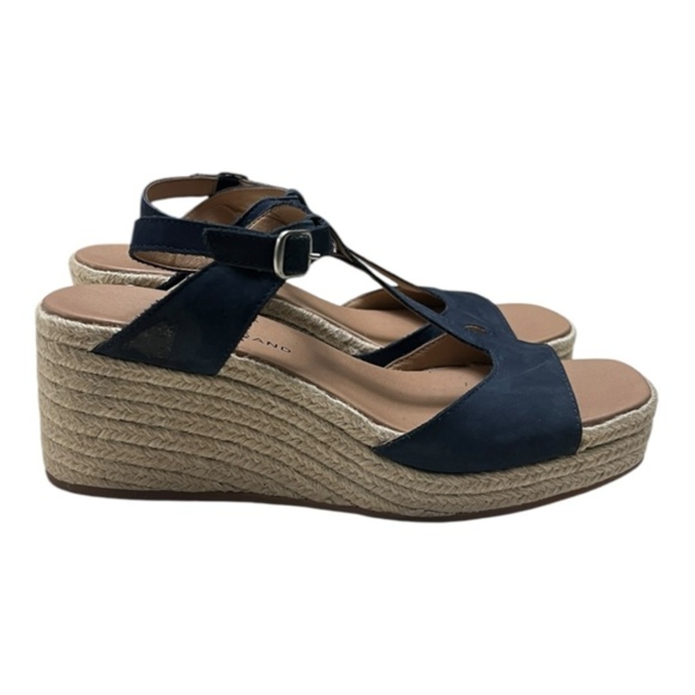 Lucky Brand Espadrille Navy Blue Sandals Size 9.5M